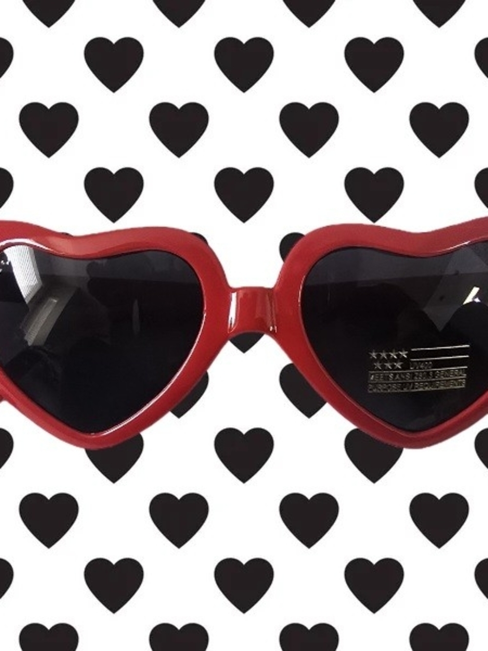 Kids Heart-Shaped Red Sunglasses - Stylish UV Protection